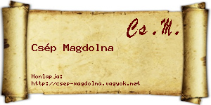 Csép Magdolna névjegykártya